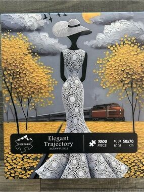 Pickforu Elegant Trajectory 1000-piece Jigsaw Puzzle 50 cm X 70 cm Complete